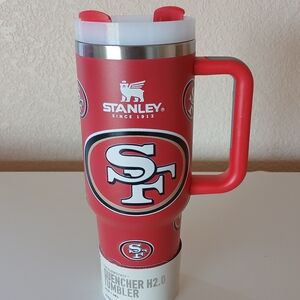 Stanley Red San Francisco 49ers Logo Tumbler with Handle